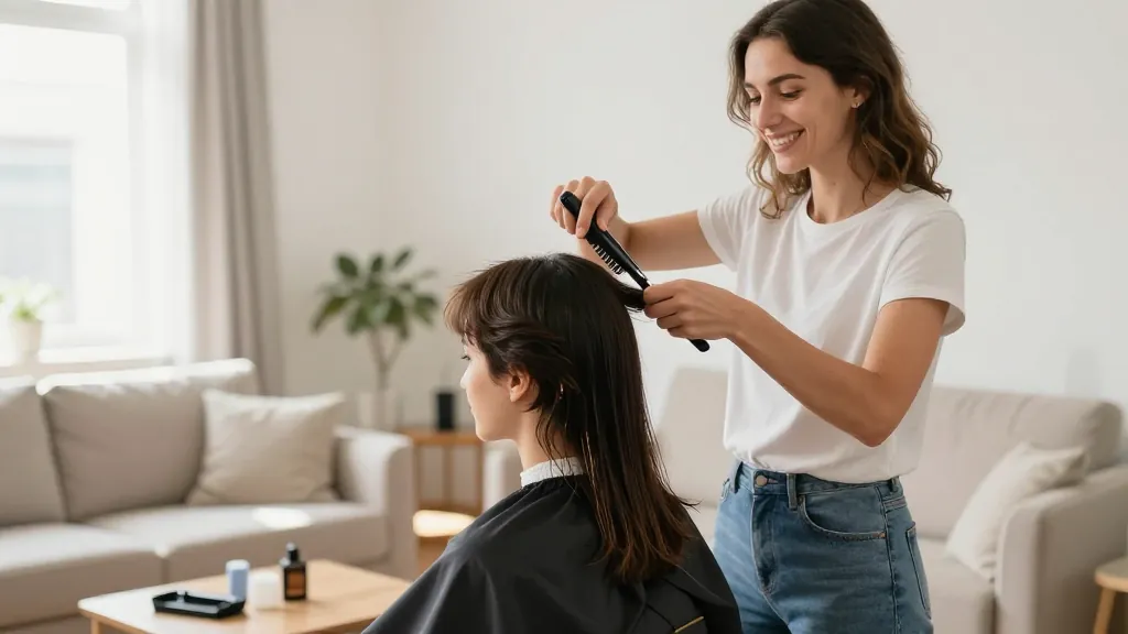 Mobilfriseur – Julia kommt zu Ihnen