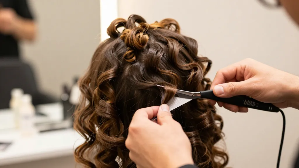 Professionelles Haarstyling